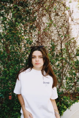 Ladies Ying and Yang black on white 
