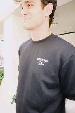 Ying and Yang Men's white on black 