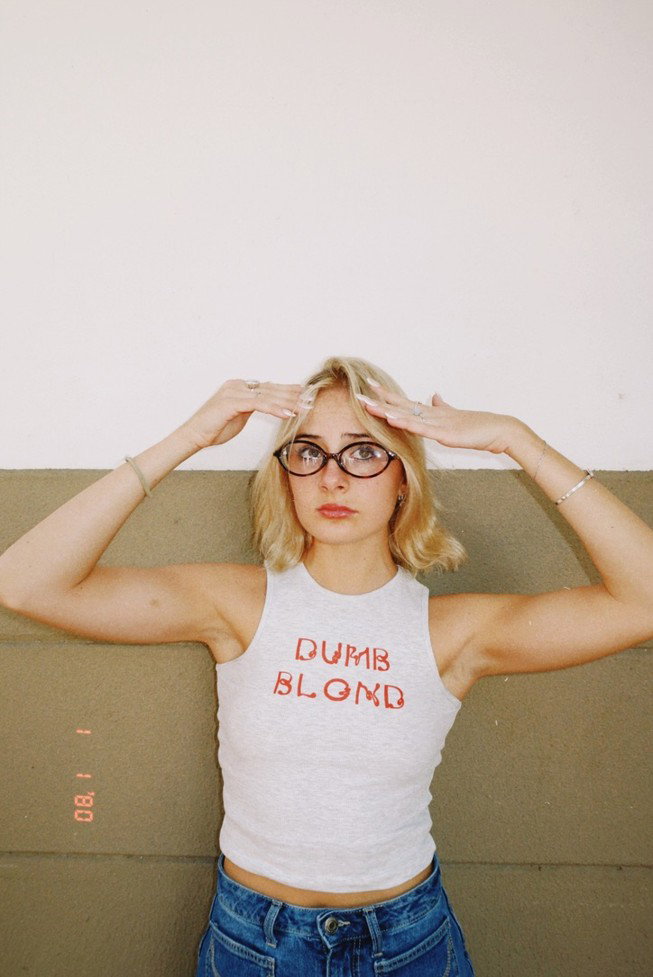 Dumb Blond Grey Vest _1