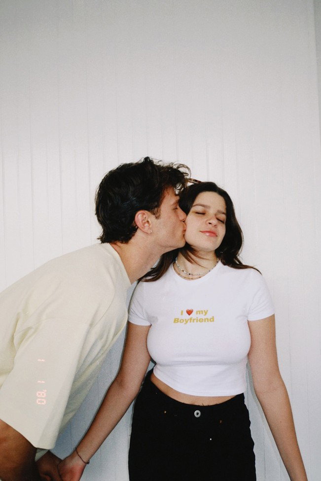 I <3 my boyfriend Girl Tee