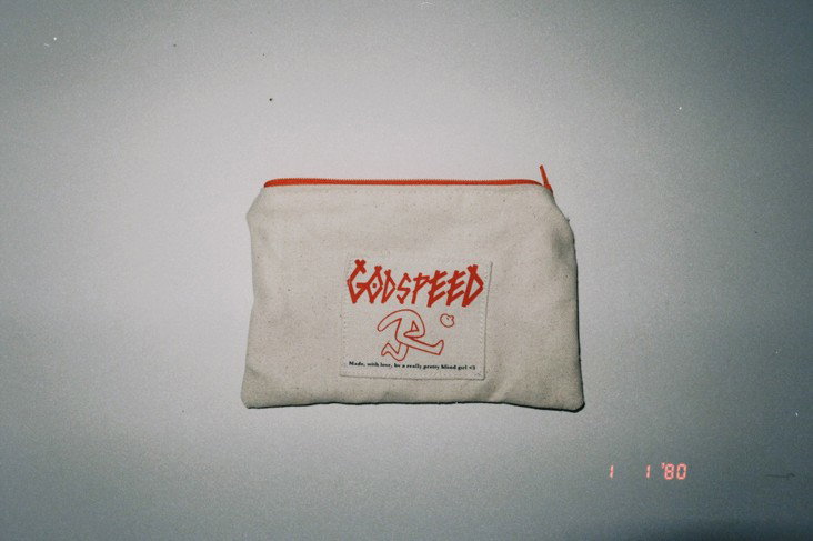 Pouch - Taylor Swift orange trim