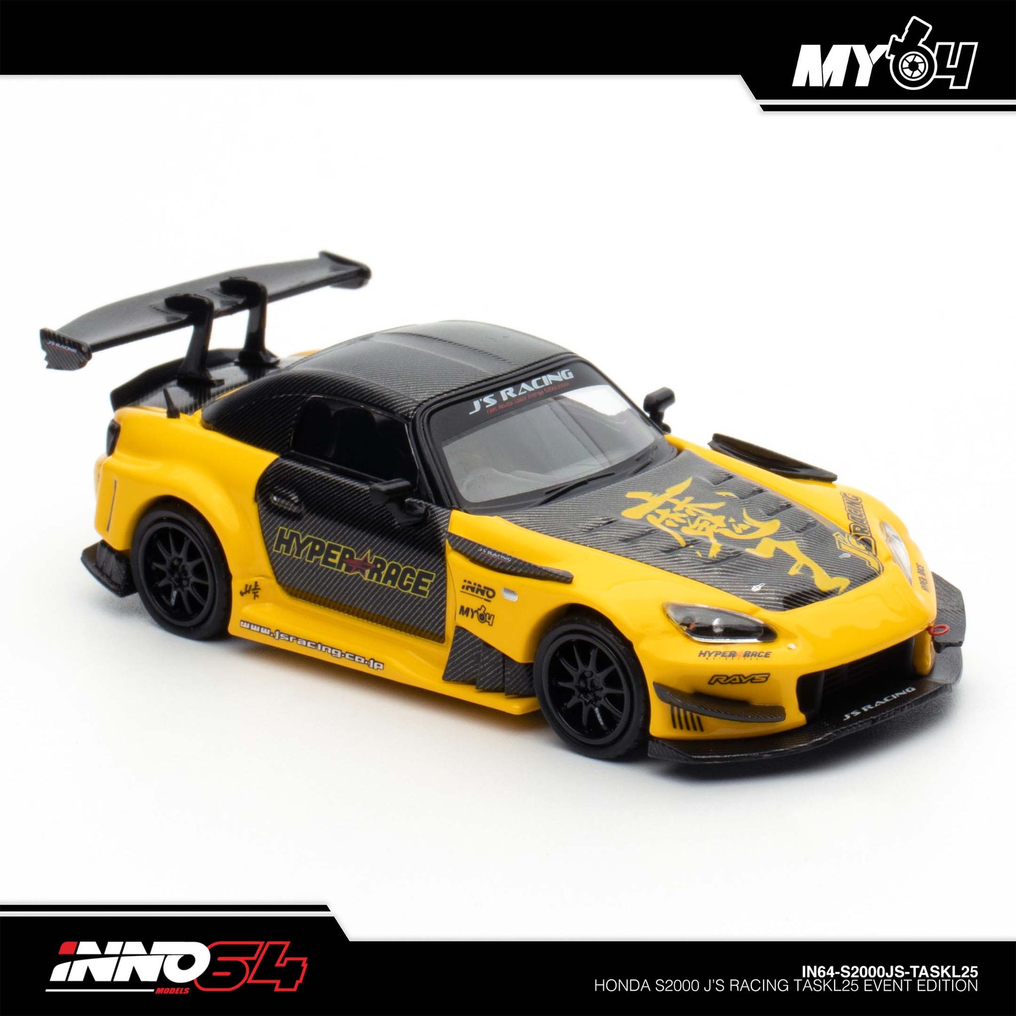 INNO MODEL 1/64 HONDA S2000 - JS RACING (TASKL25)_4