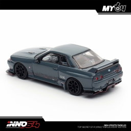 INNO MODEL 1/64 NISSAN SKYLINE GT-R (R32) TOP SECRET - STEALTH GREY (TASKL25)