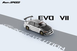 FAST SPEED MODEL 1/64 MITSUBISHI EVO 7 CARBON HOOD - C WEST