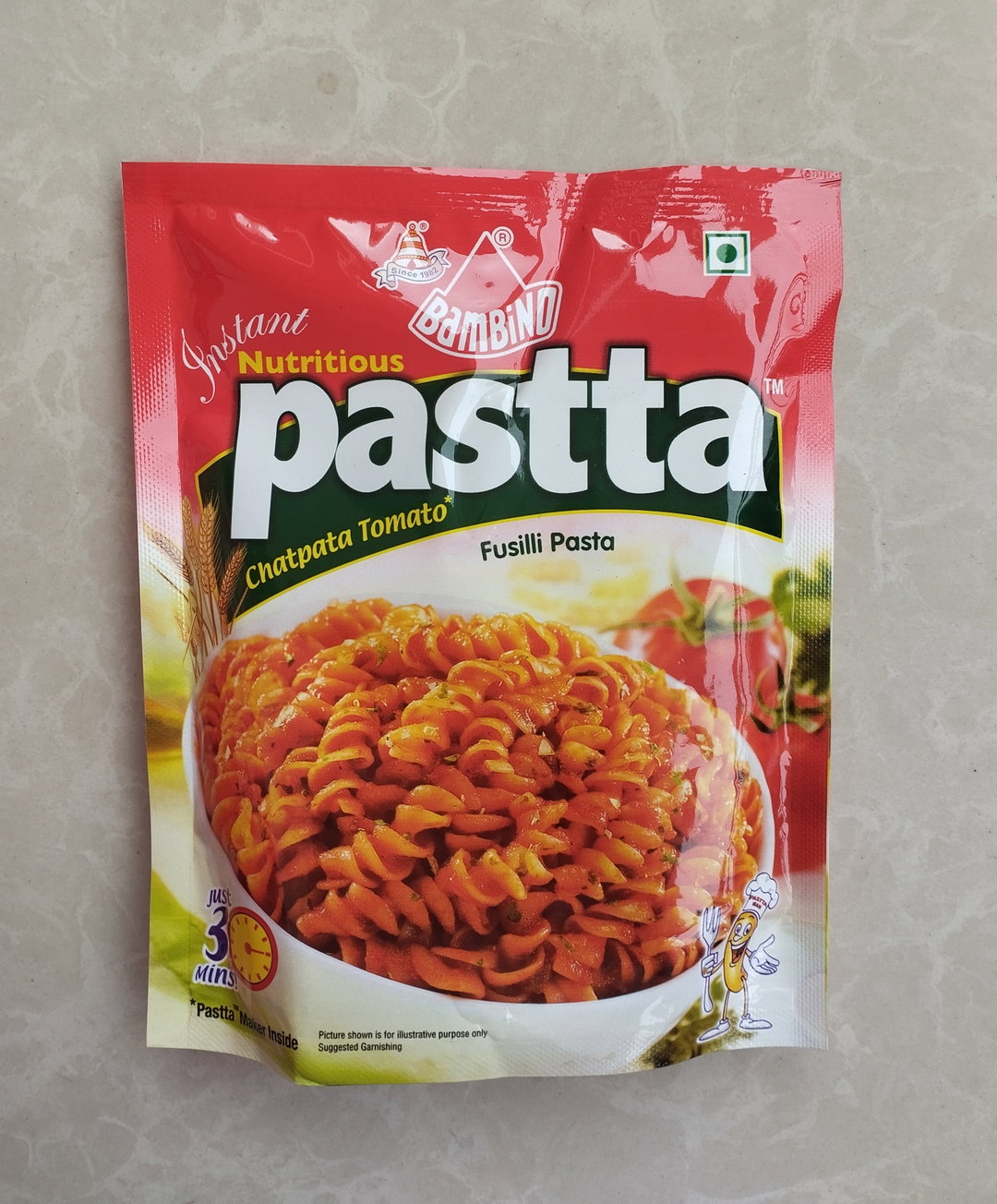 Instant pasta tomato