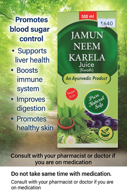 Jamun, Neem and Karela juice 