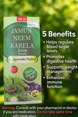 Jamun, Neem and Karela juice 