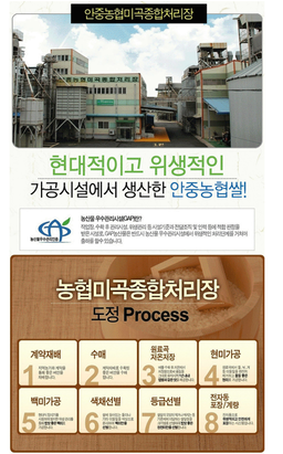 10월12부터 배송) 농협 특등급 경기미 햅쌀 (고시히카리) Gyeonggi White Rice 4kg