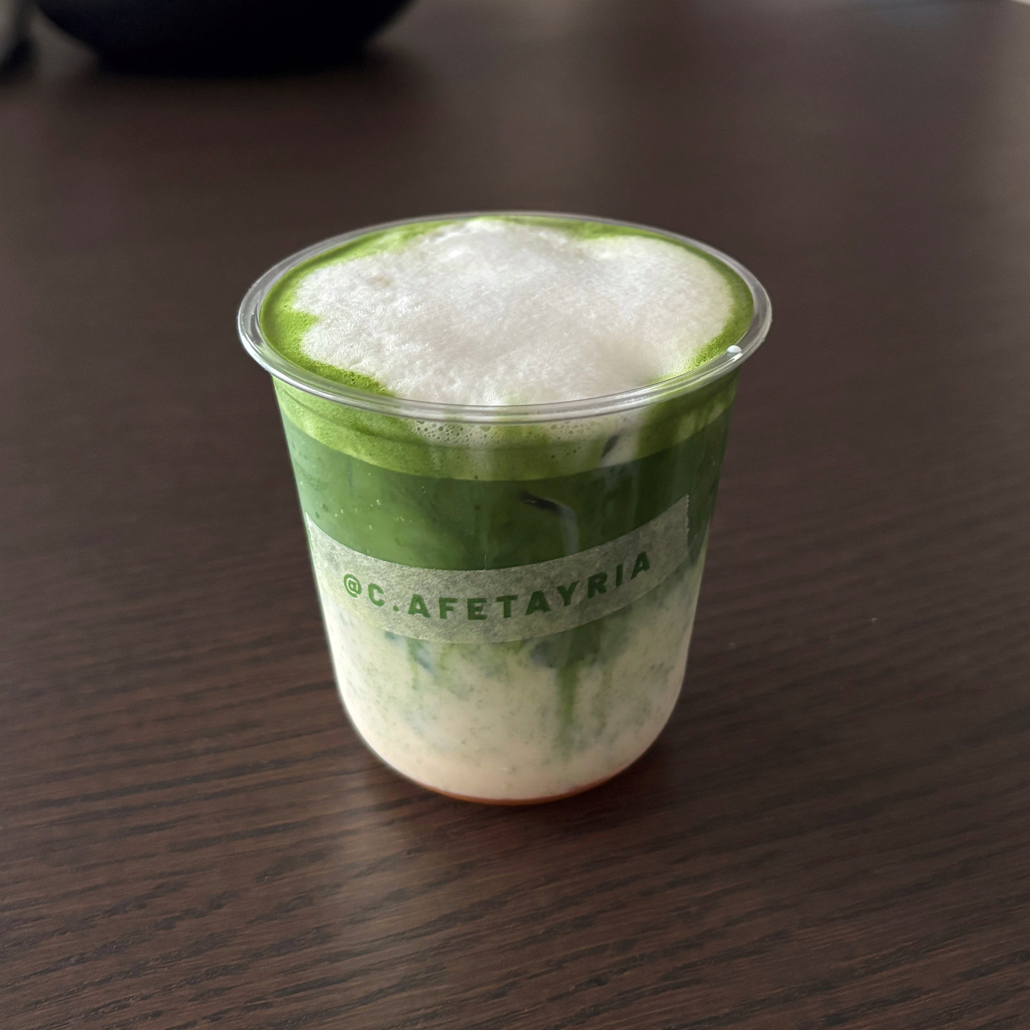  Iced Earl Grey Cloud Matcha Latte