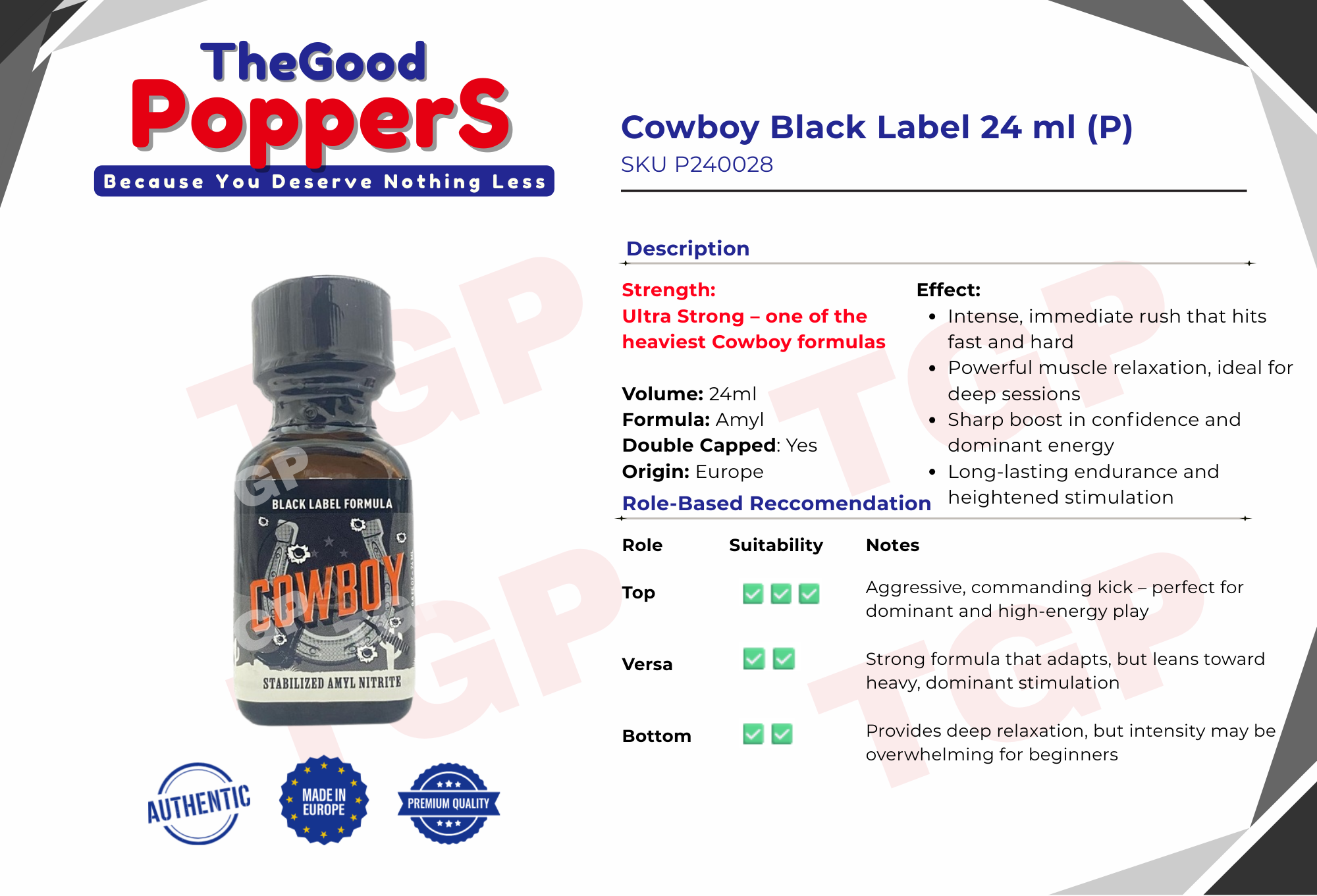 Cowboy Black Label 24ml_0