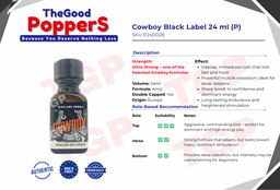 Cowboy Black Label 24ml
