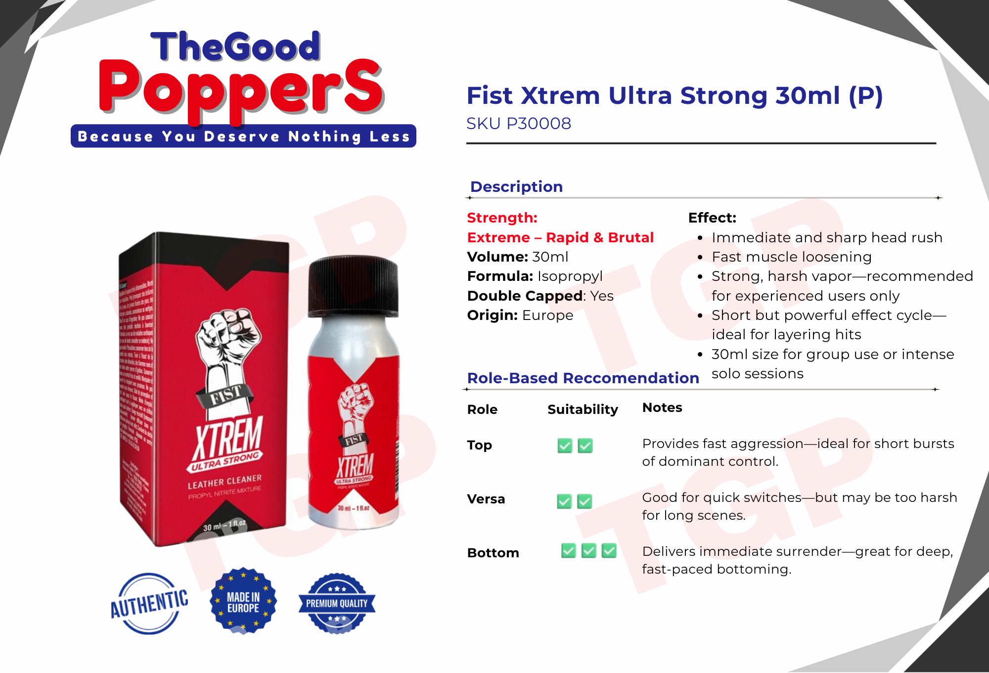 Fist Xtrem Ultra Strong 30ml (P)