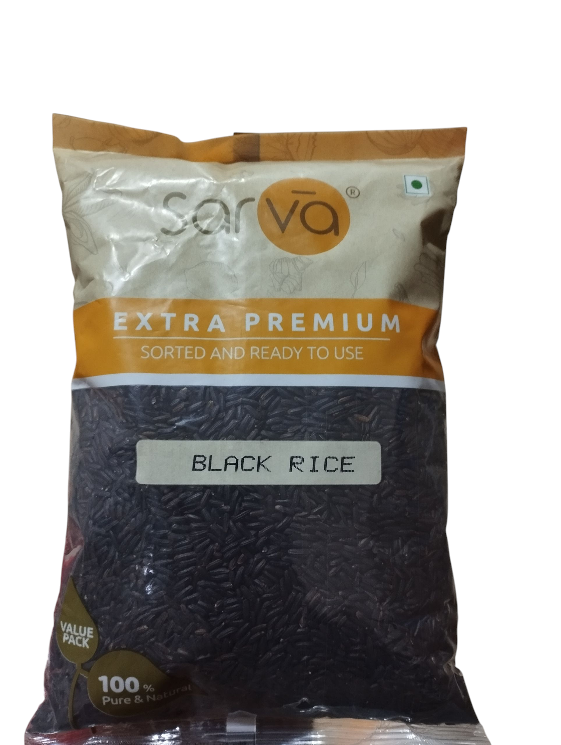 Black rice 1 kg sarva _0