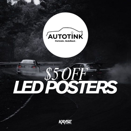 $5 Off LED Posters