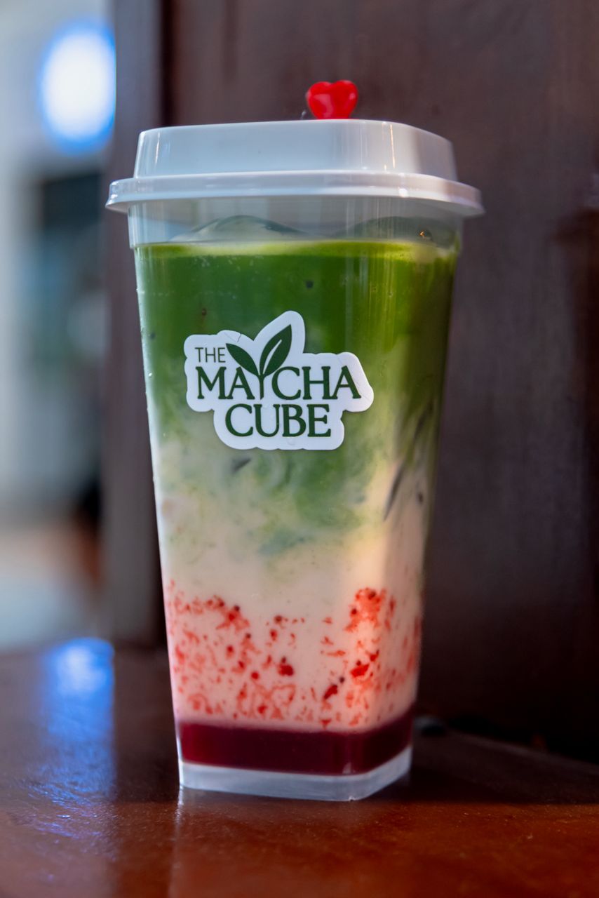 Strawberry Matcha Latte