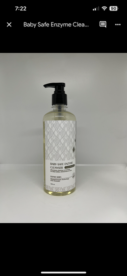 Baby-safe enzyme cleanser 
