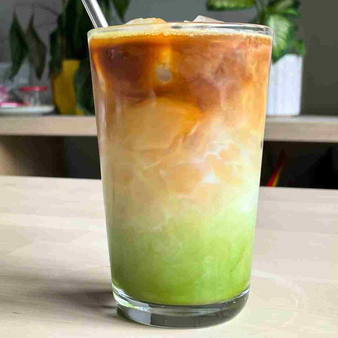 Dirty Matcha (Iced) 