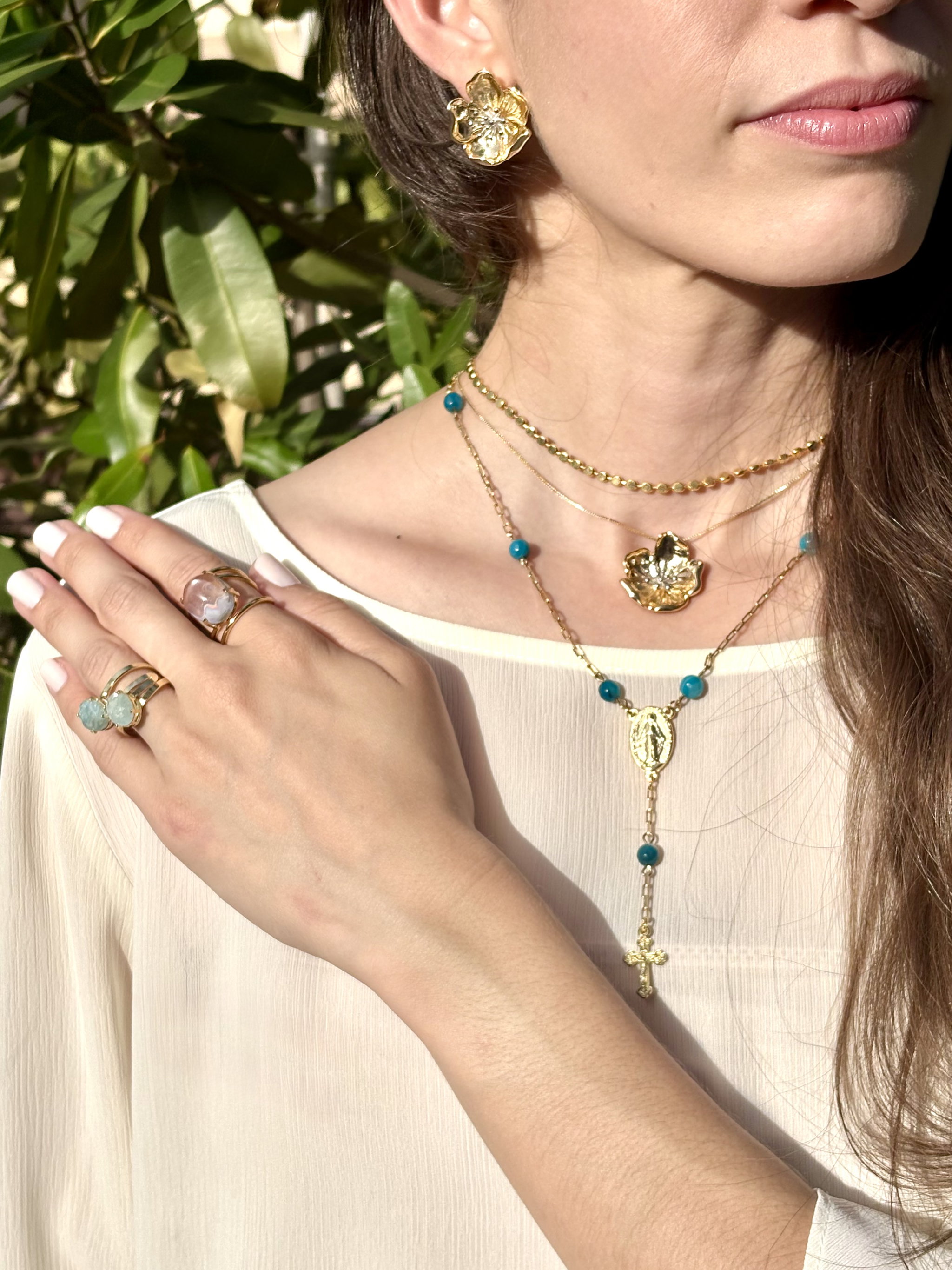 Necklace Rosario Gold_1