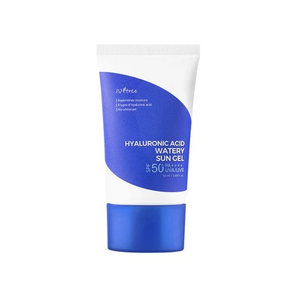 ISNTREE HYALURONIC ACID WATER SUNSCREEN GEL SPF50 - 50ML | ايسنتري واقي شمسي مائي بالهيالورونيك اسيد SPF50 - 50 مل_0