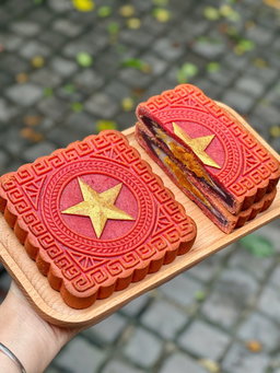 Khoai Môn Mochi Chà Bông Trứng Muối 320gr