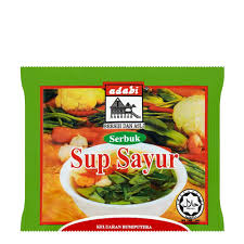 Adabi Serbuk Sup Sayur 12 Card x 16's x 20G ( 1 Carton)