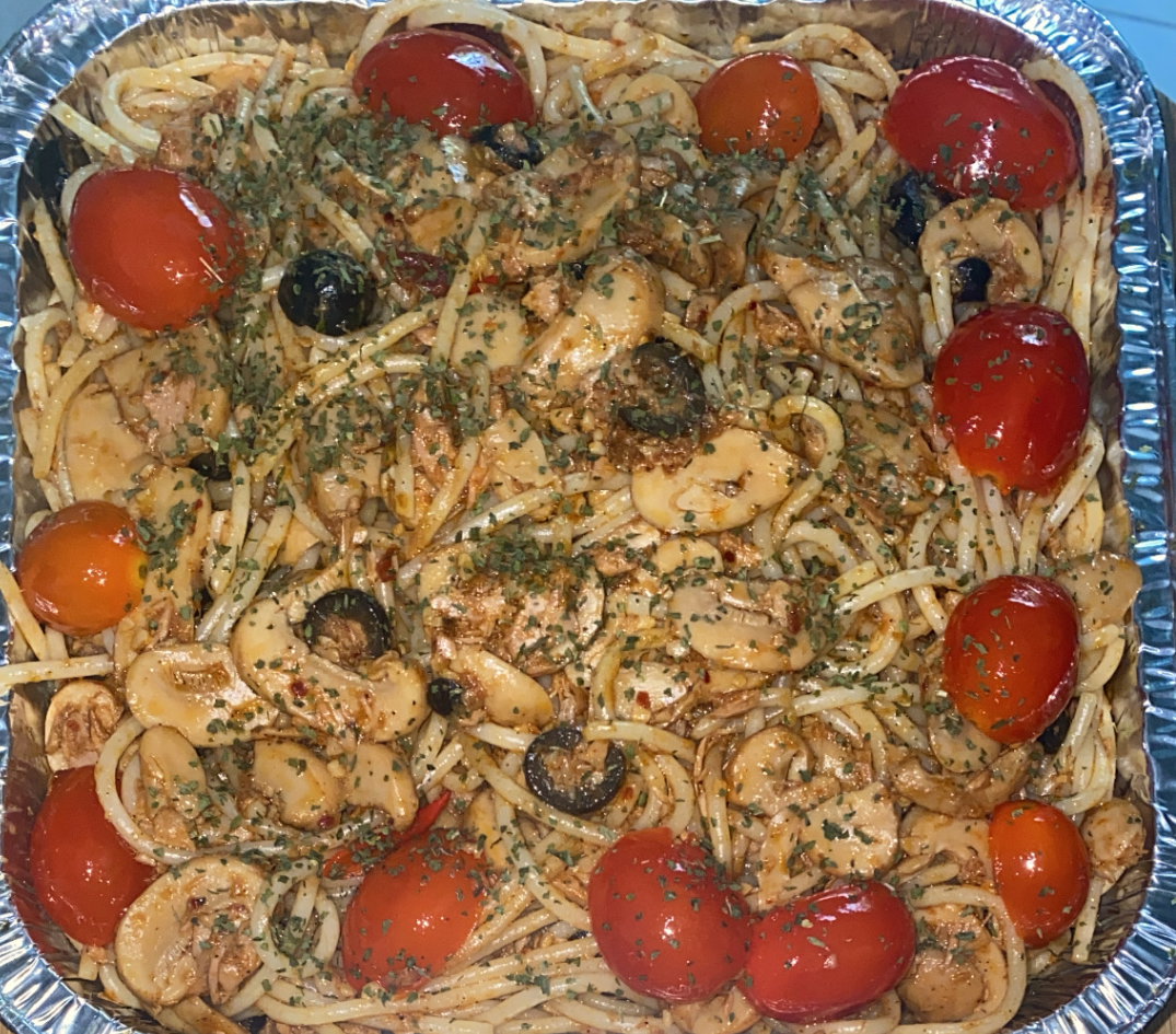 Nur Rose's Spaghetti ala Puttanesca (To be consume immediately)