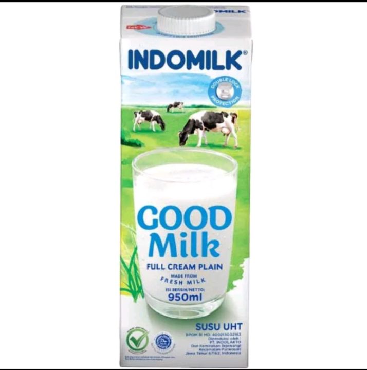 Indomilk Good Milk Fresh Milk 12x950ML (1 Carton)_0