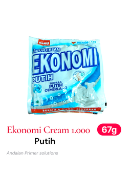 Ekonomi Detergen Cream 1Rb