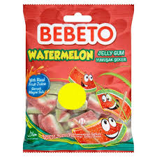 Bebeto water melon gummy candy 80g_0
