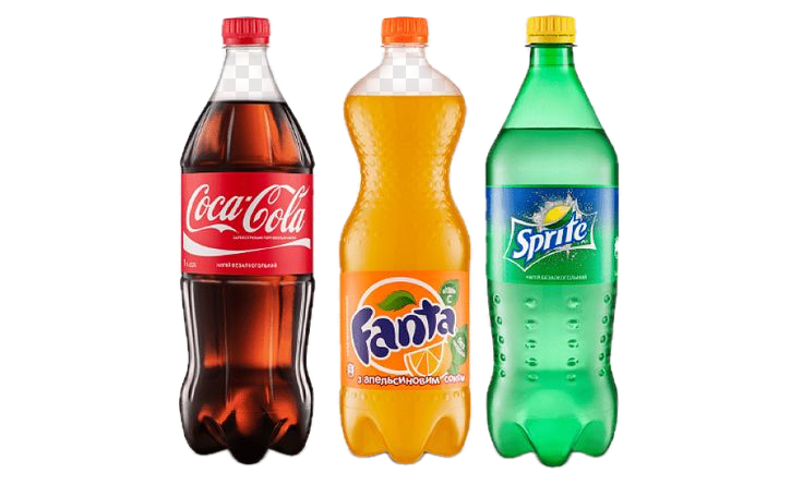 Coke, Fanta & Sprite 1L