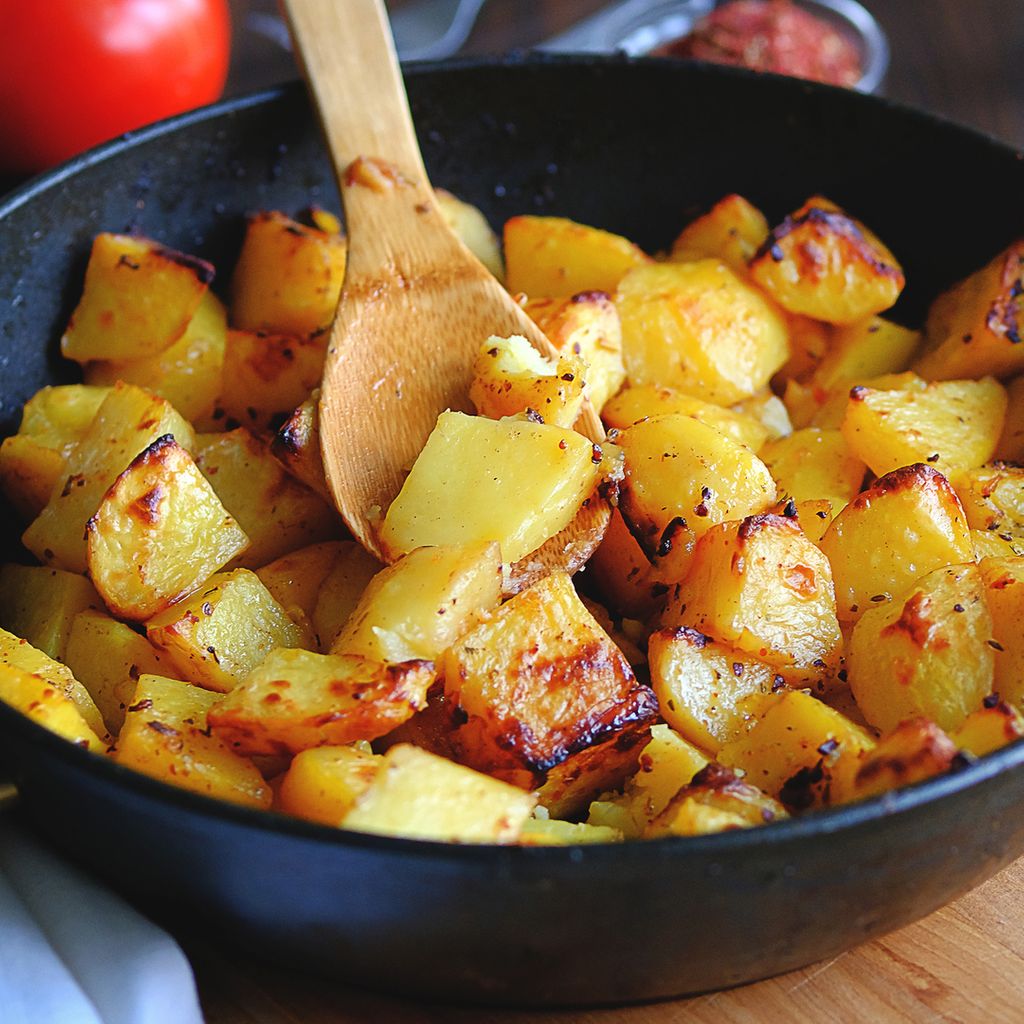 Pommes de terre sautées au poisson chinchard