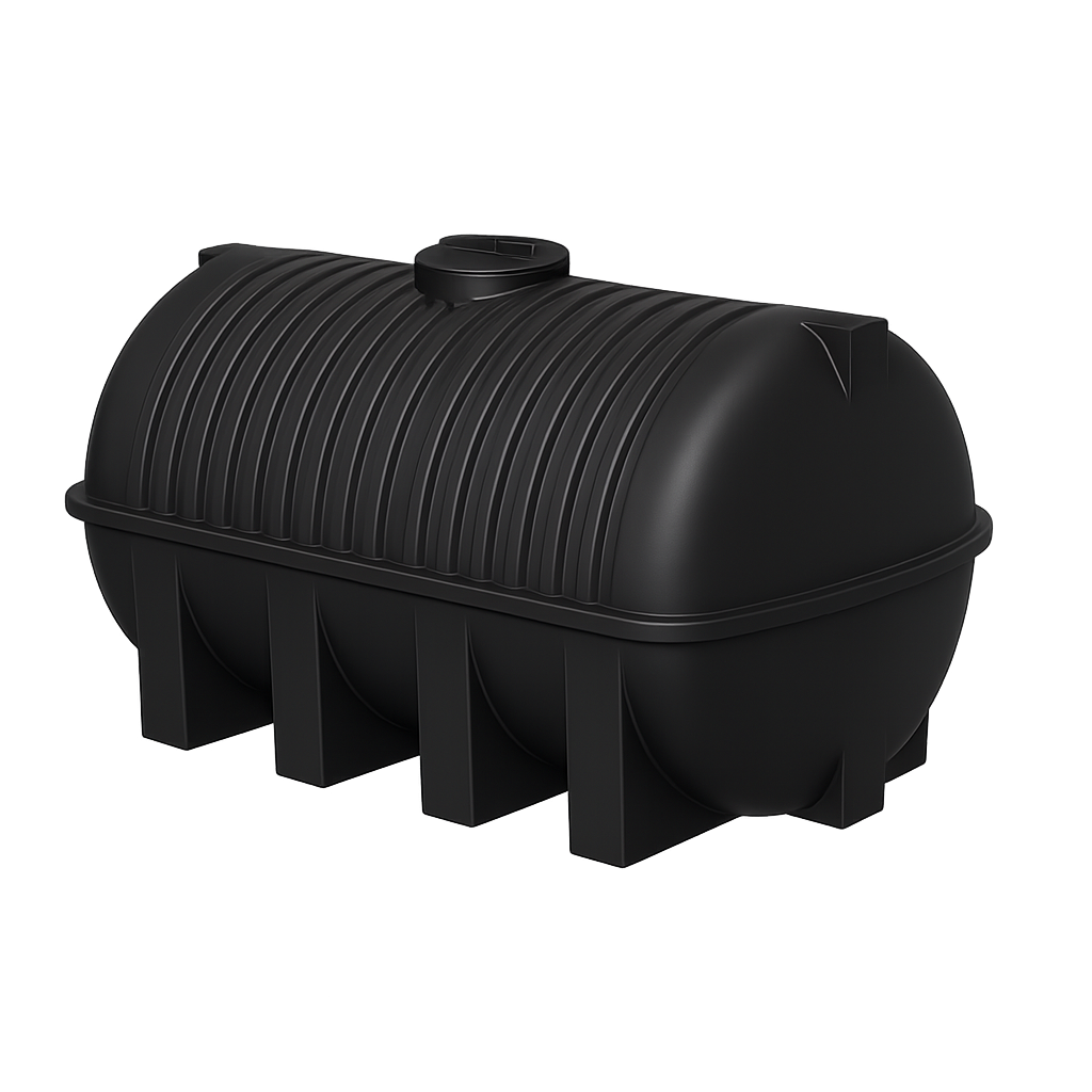 Plastic Water Storage Tank (1000L Horizontal)