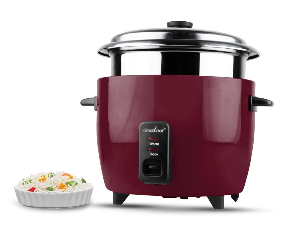 GREEN CHEF RICE COOKER 1.8 LITER + EXTRA BOWL FREE
