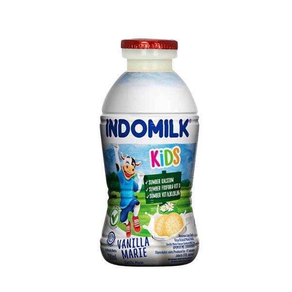 Indomilk Kids Vanilla Bottle 190ML_0