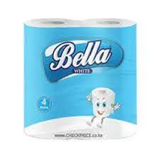 Bella White Tissue rolls 2 Ply 15 Rolls