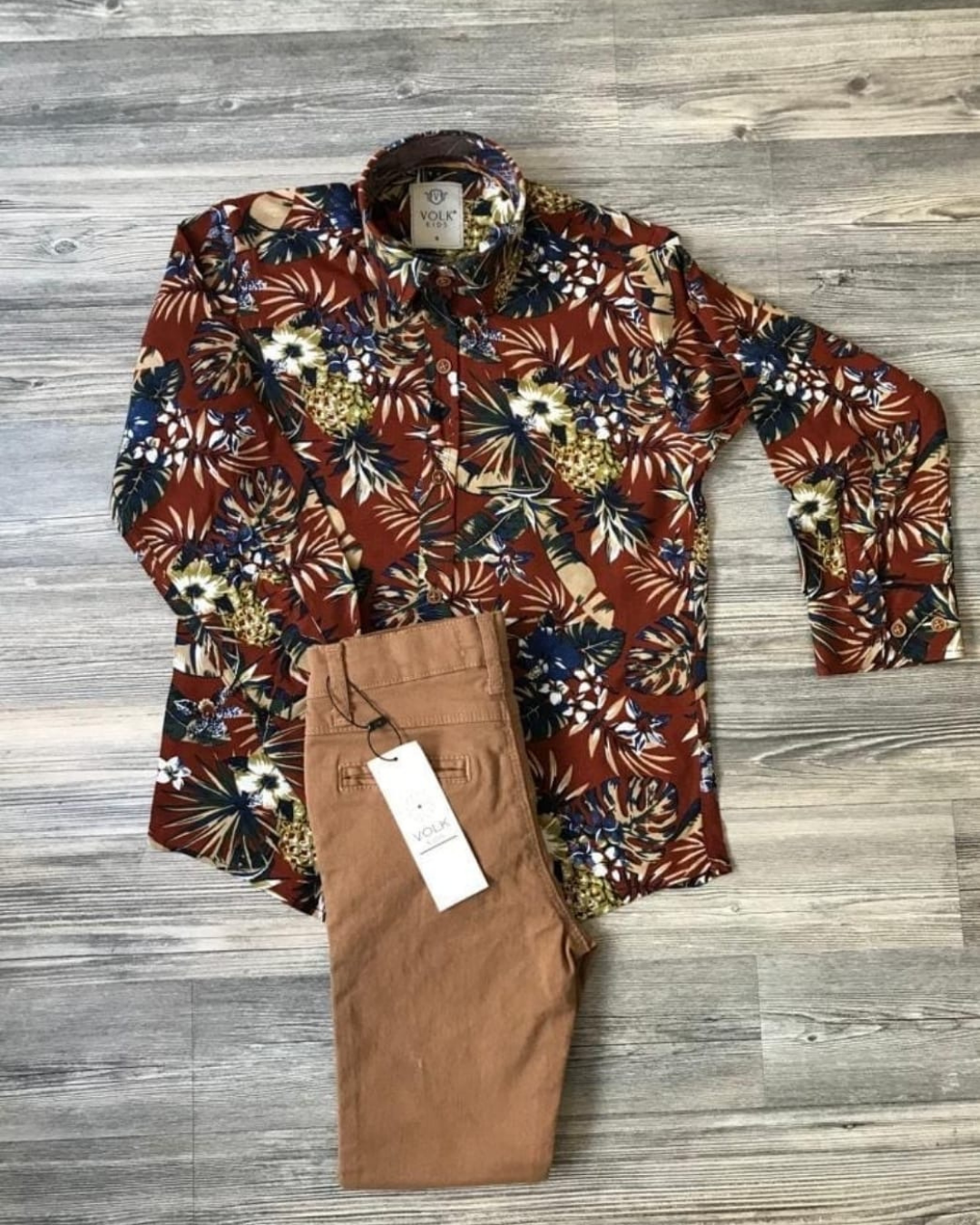 Brown Shirt and Pants