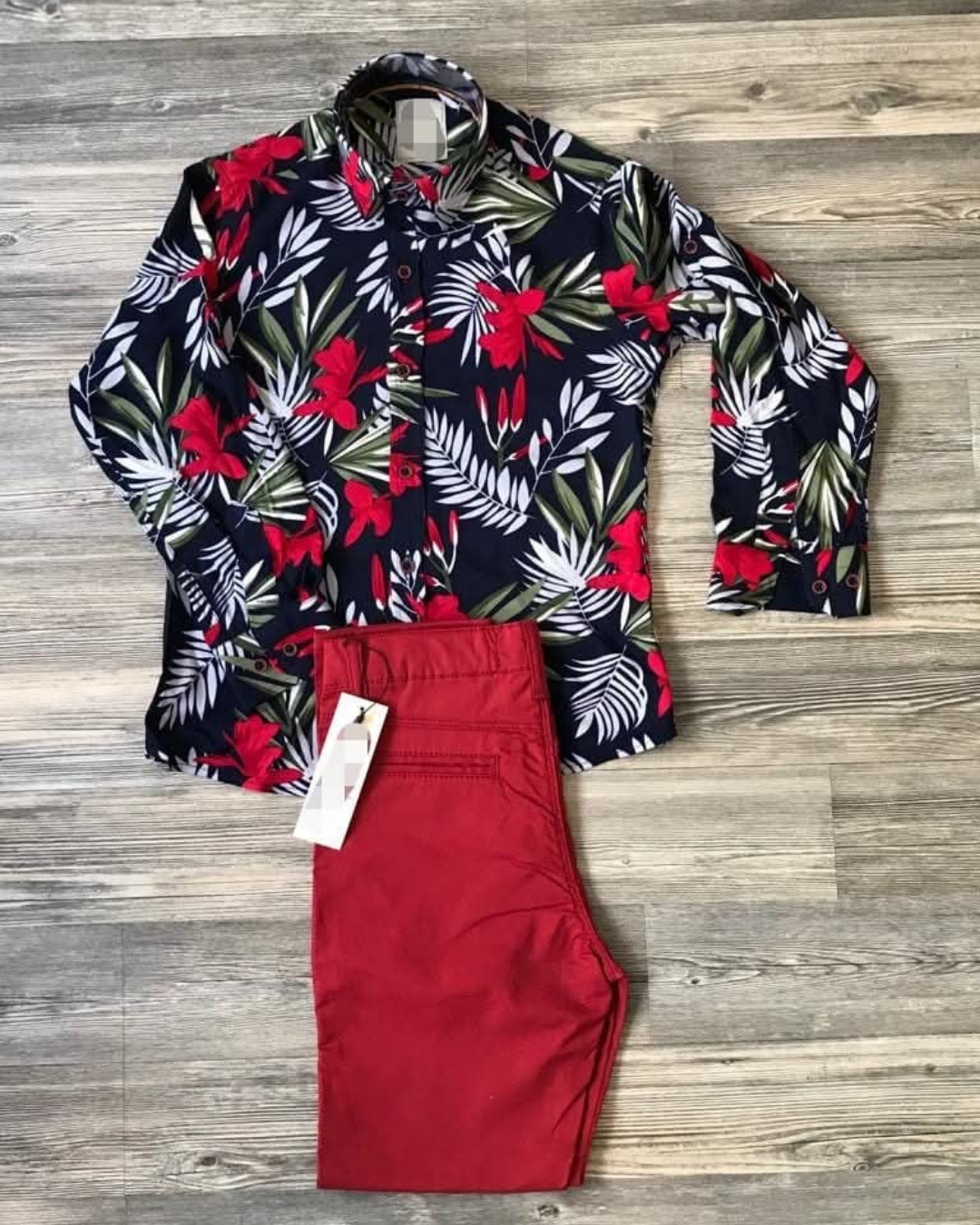 Boys Smart Long-sleeve and Pants Outfit_3