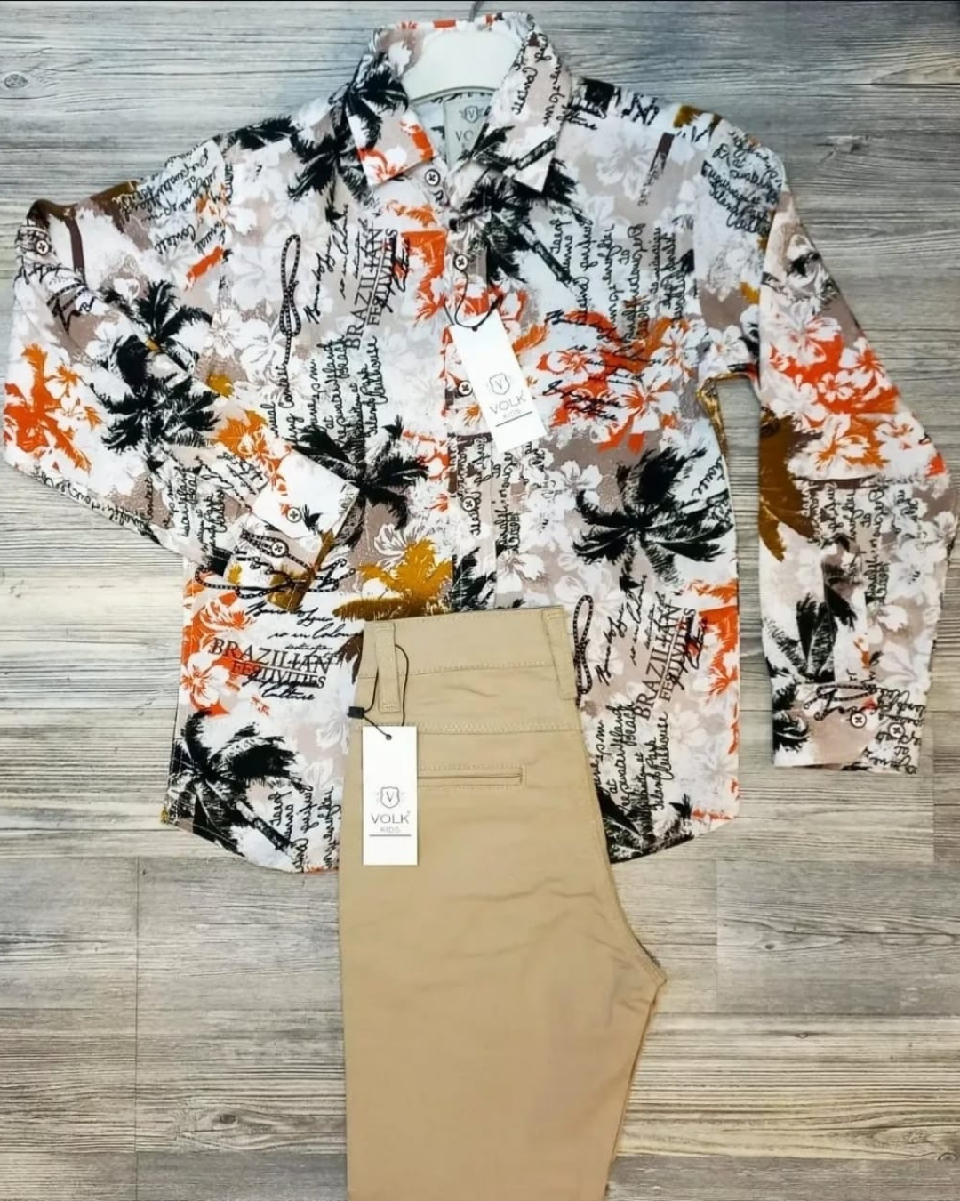 Boys Smart Long-sleeve and Pants Outfit_6