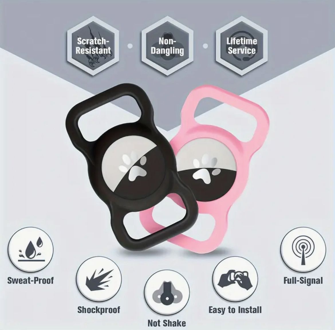 Funda de Silicón Impermeable Para AirTag_0
