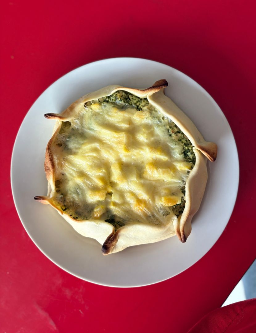 Tarta de pollo y ricota 