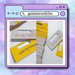 Custom Card Header for Packaging