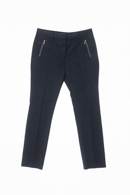 Pantalón de vestir negro con bolsillos de cremallera - Size S