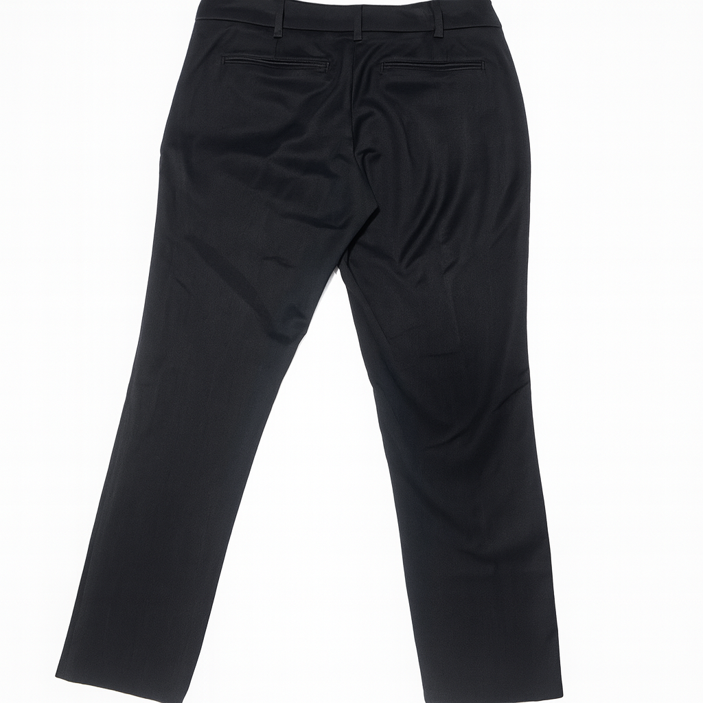 Pantalón de vestir negro con bolsillos de cremallera - Size S_1