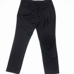 Pantalón de vestir negro con bolsillos de cremallera - Size S