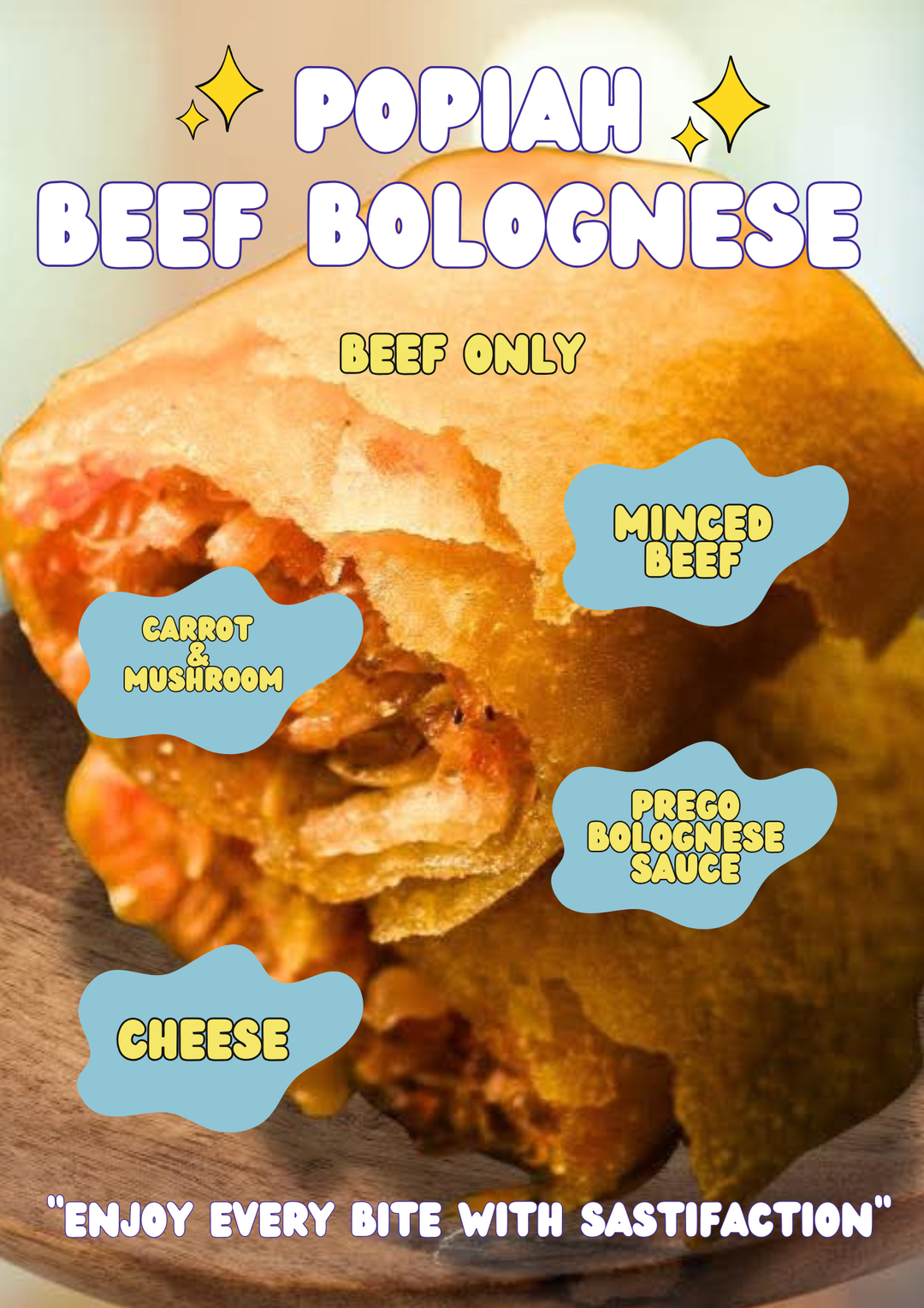 Frozen Popiah Beef Bolognese