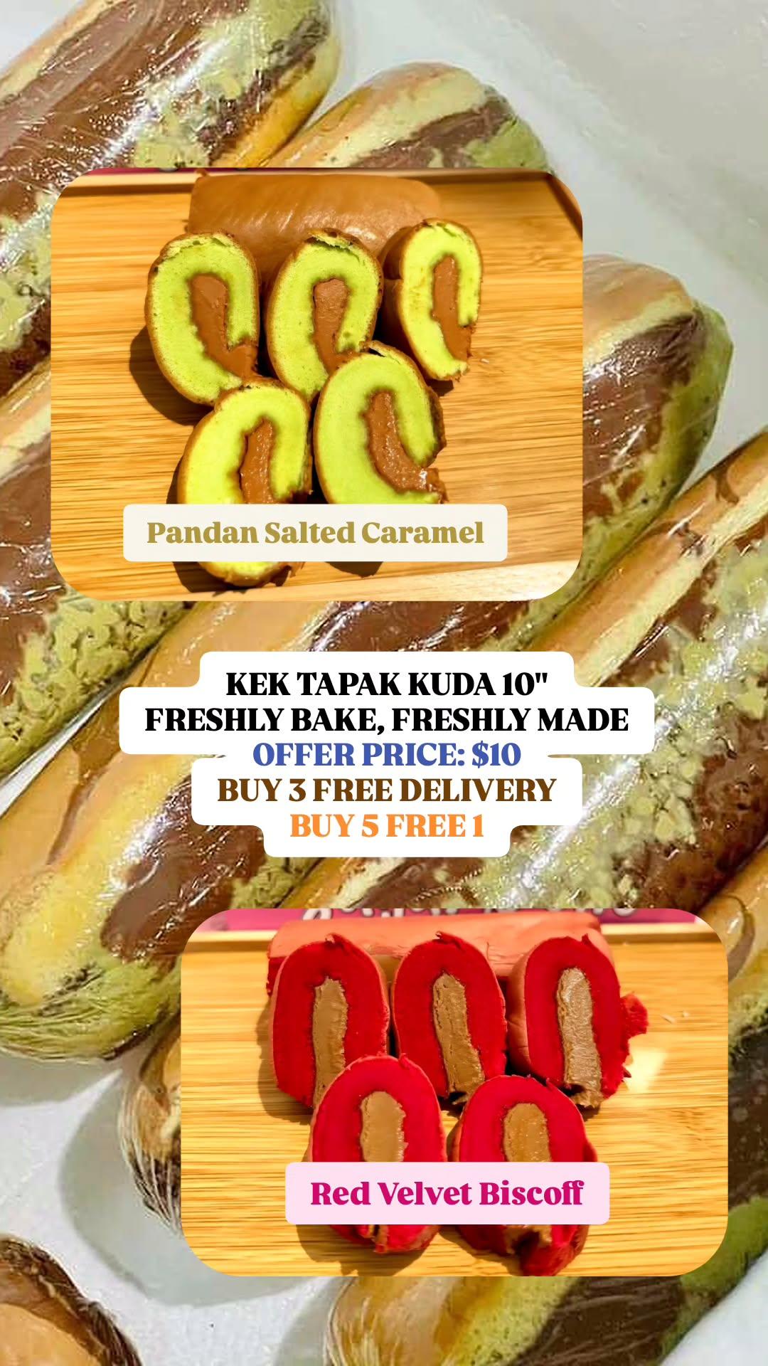 Kek Tapak Kuda 10" (Variety Flavour)_1