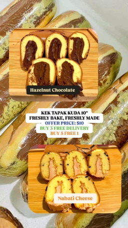 Kek Tapak Kuda 10" (Variety Flavour)