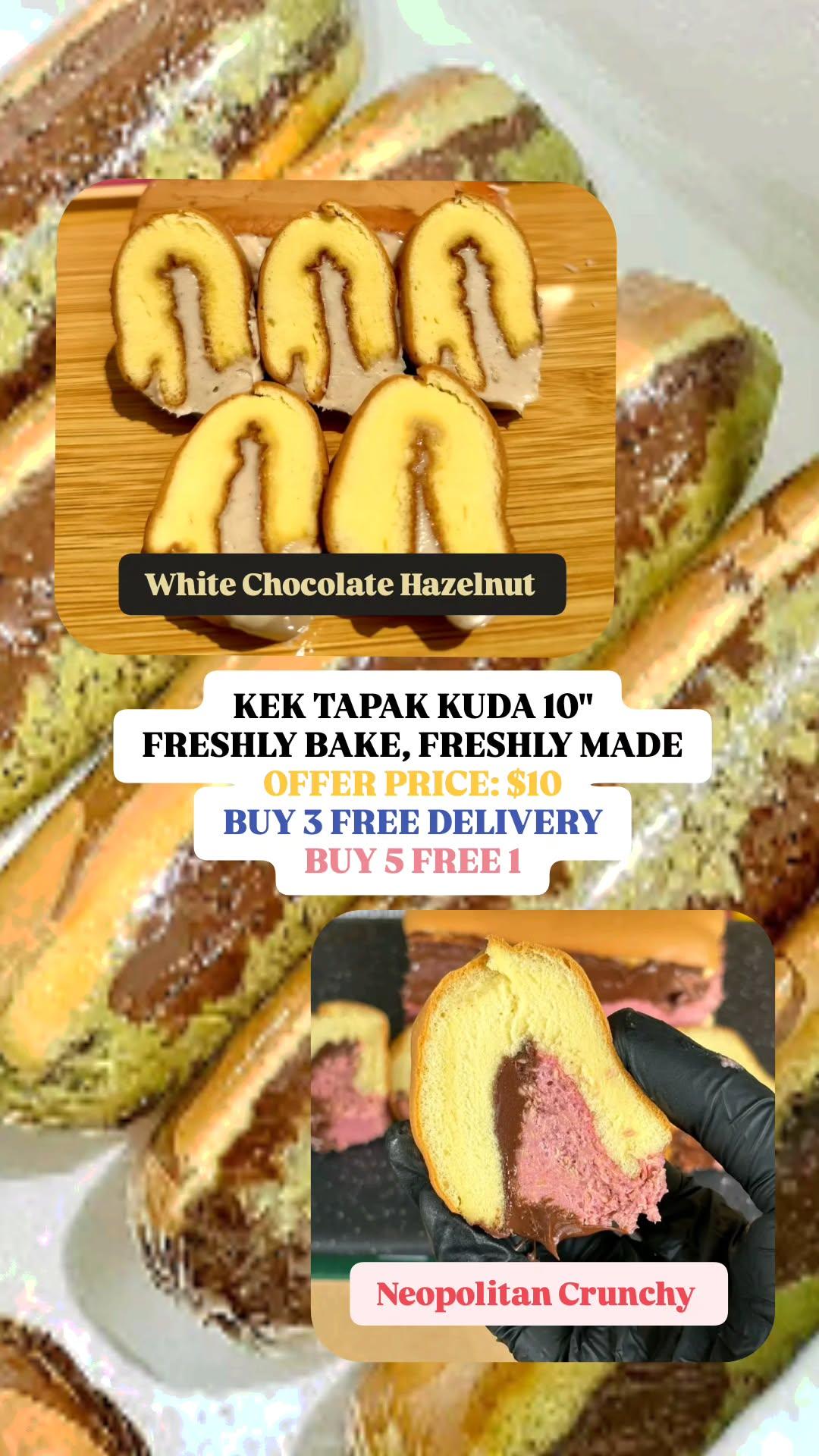 Kek Tapak Kuda 10" (Variety Flavour)_6