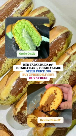 Kek Tapak Kuda 10" (Variety Flavour)