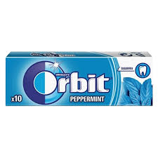 Orbit sugarfree peppermint 10's